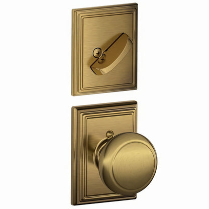 Schlage F59-AND-ADD F-Series Andover Interior Pack Knob