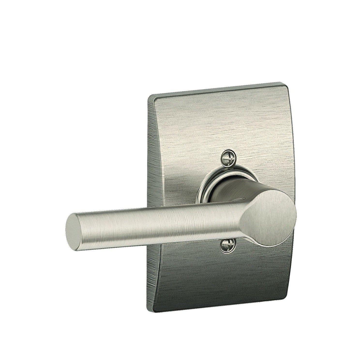 Schlage F59BRW-CEN Broadway Lever with Century Rose Interior Active Trim