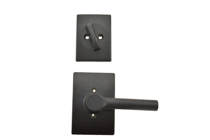 Schlage F59BRW-CEN Broadway Lever with Century Rose Interior Active Trim
