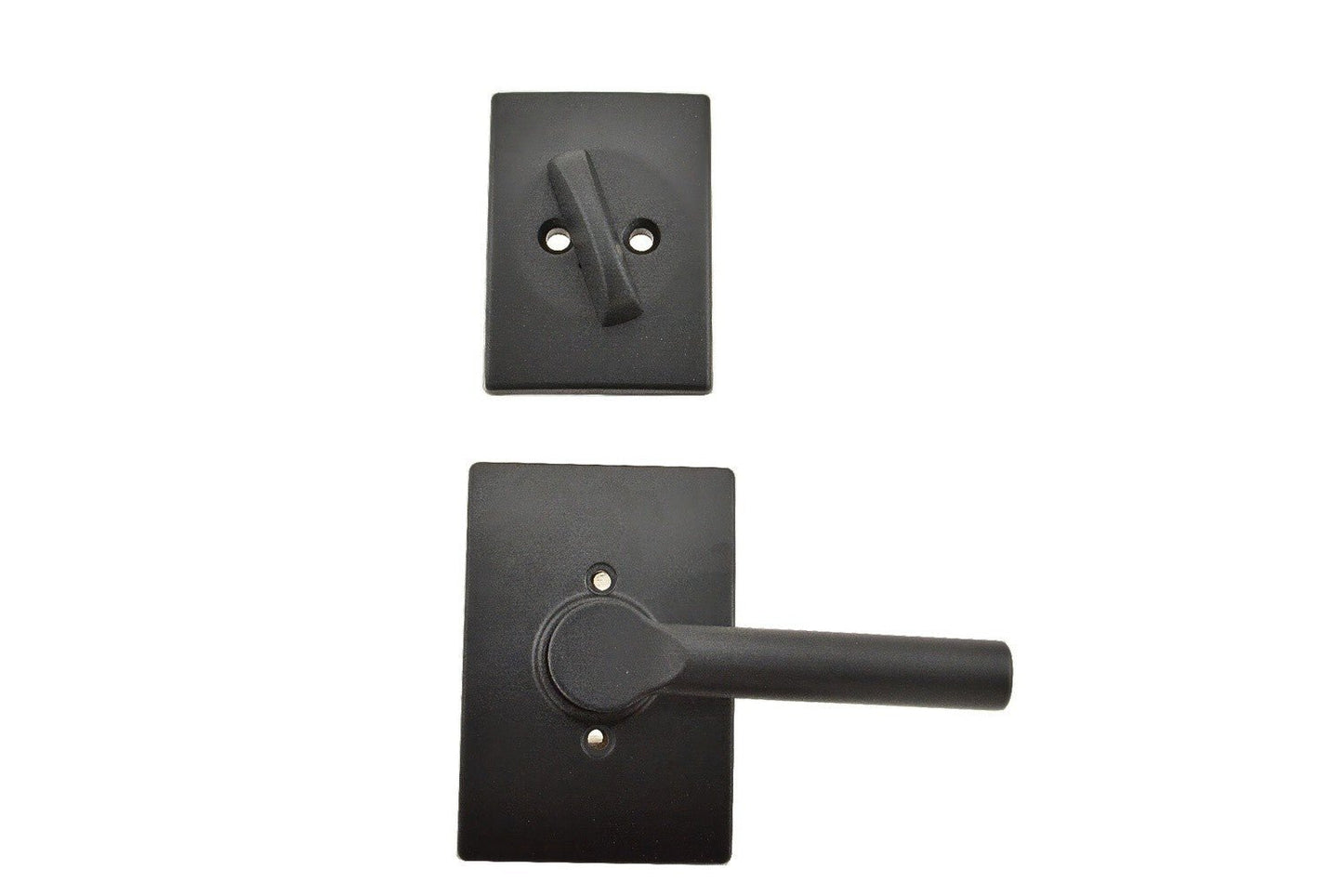 Schlage F59BRW-CEN Broadway Lever with Century Rose Interior Active Trim
