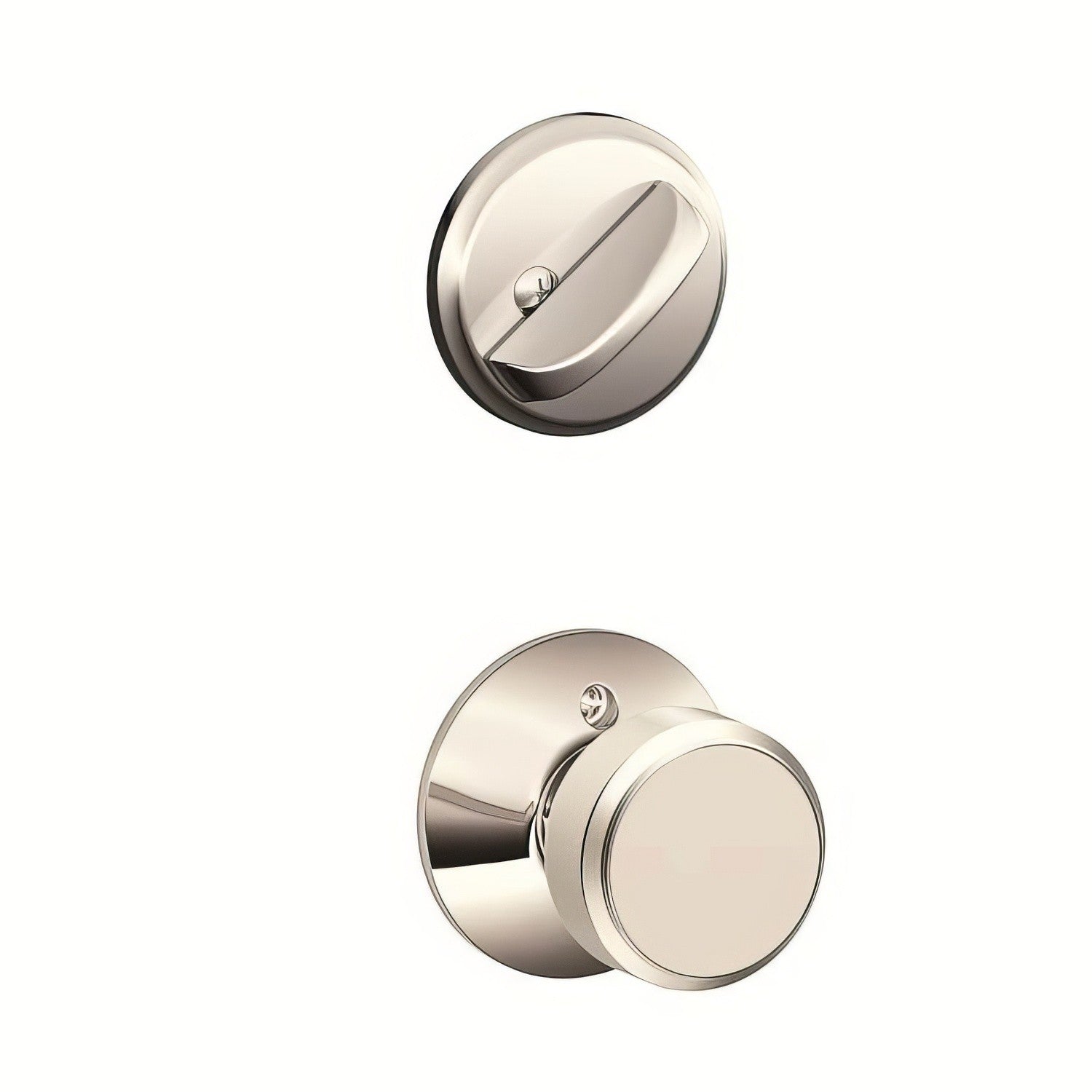 Schlage F59BWE Bowery Knob Interior Active Trim