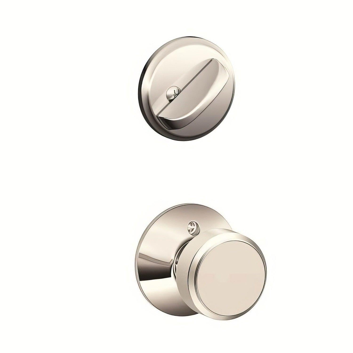 Schlage F59BWE Bowery Knob Interior Active Trim