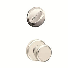 Schlage F59BWE-GSN Bowery Knob with Greyson Rose Interior Active Trim