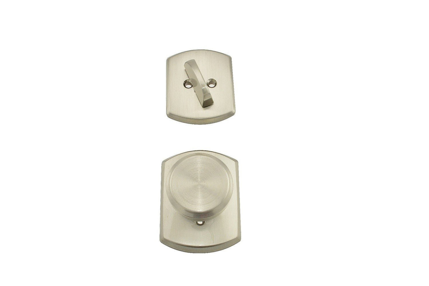 Schlage F59BWE-GRW Bowery Knob with Greenwich Rose Interior Active Trim