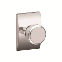 Schlage F59BWE-CEN Bowery Knob with Century Rose Interior Active Trim