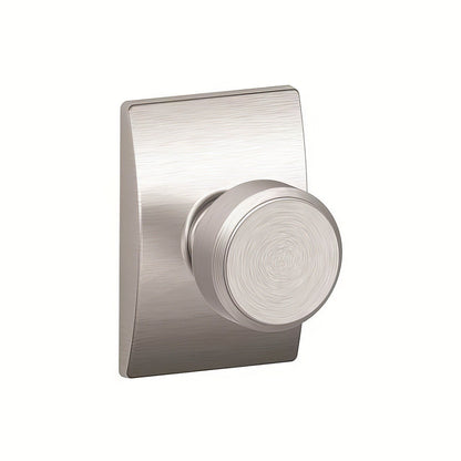 Schlage F59BWE-CEN Bowery Knob with Century Rose Interior Active Trim