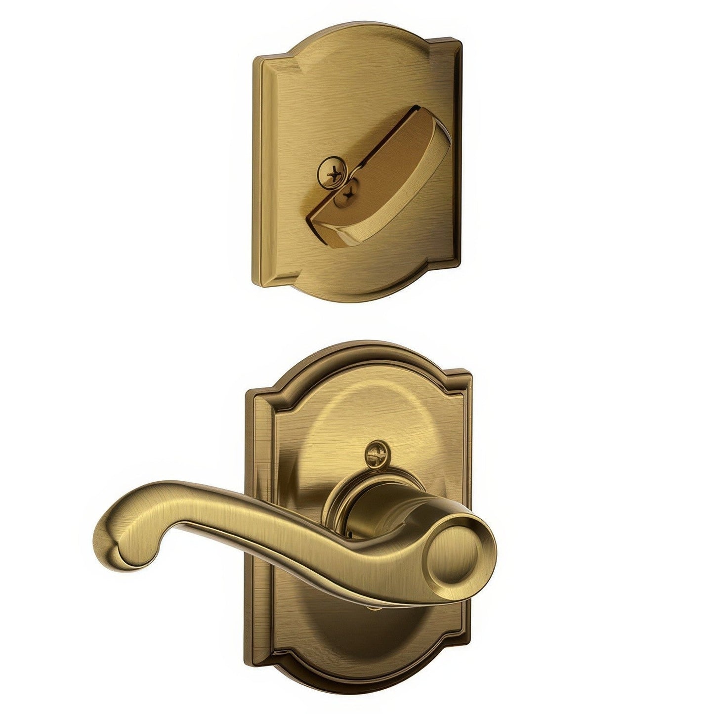 Schlage F59-FLA-CAM-RH F-Series Flair Right Hand Interior Pack Lever.