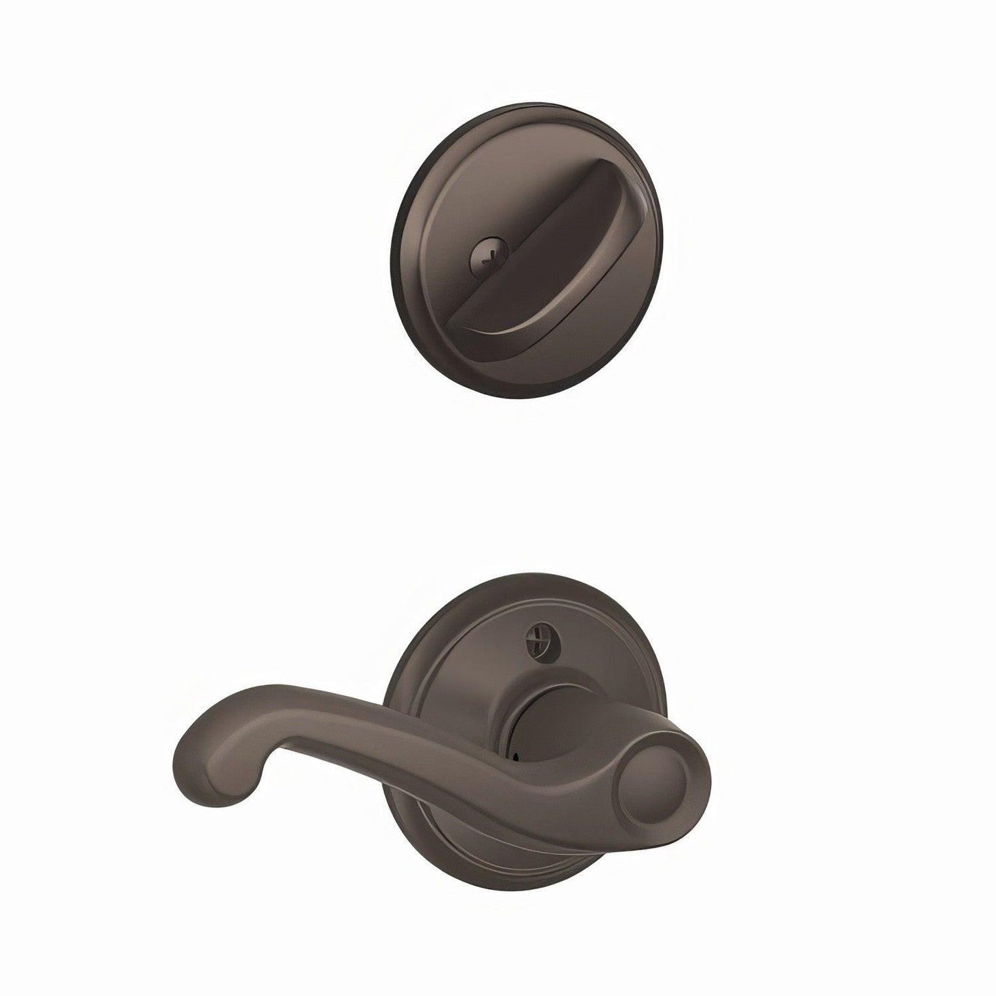 Schlage F59-FLA-LH Flair Left Hand Single Cylinder Interior Pack.