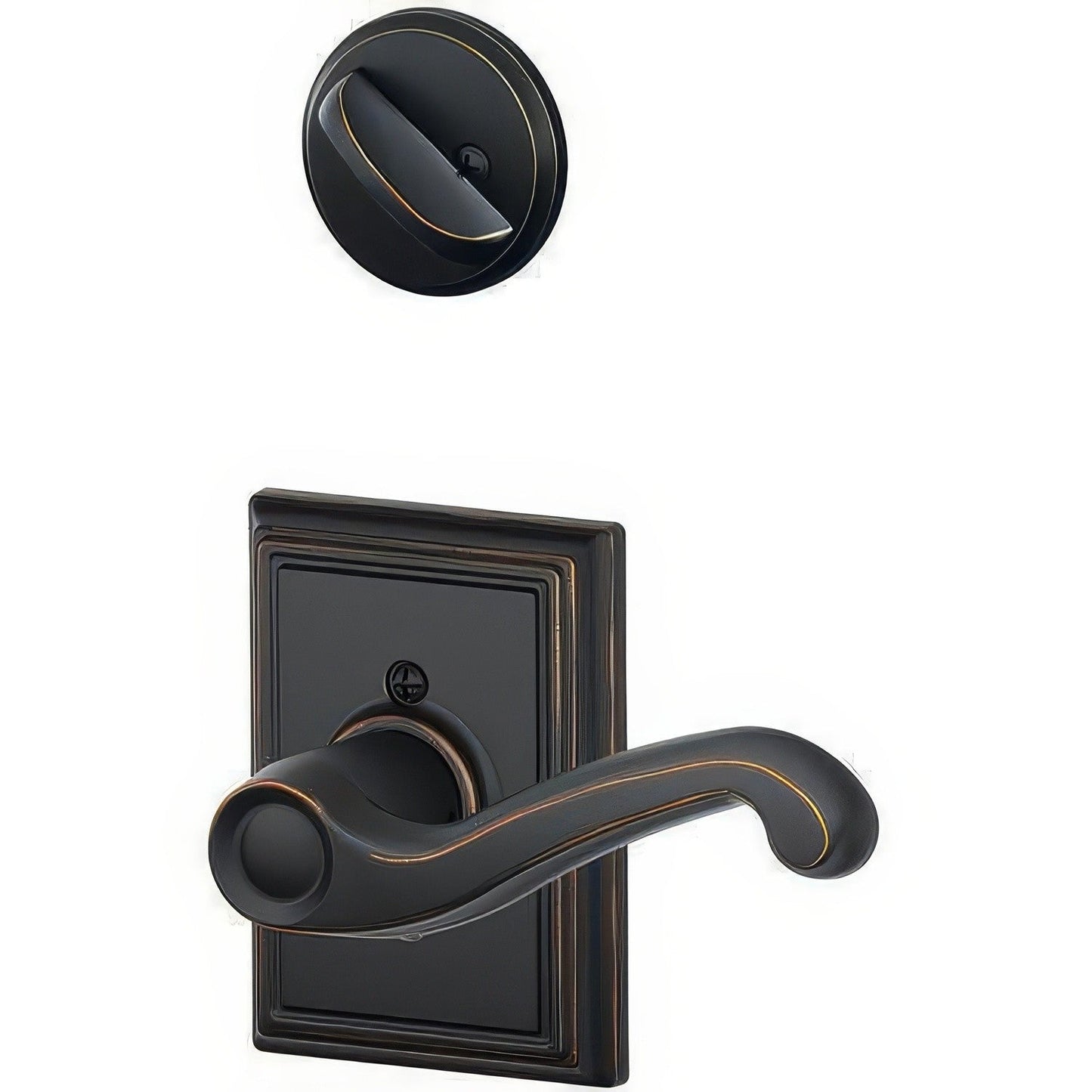 Schlage F59-FLA-ADD-LH Flair Left Hand Interior Pack Lever