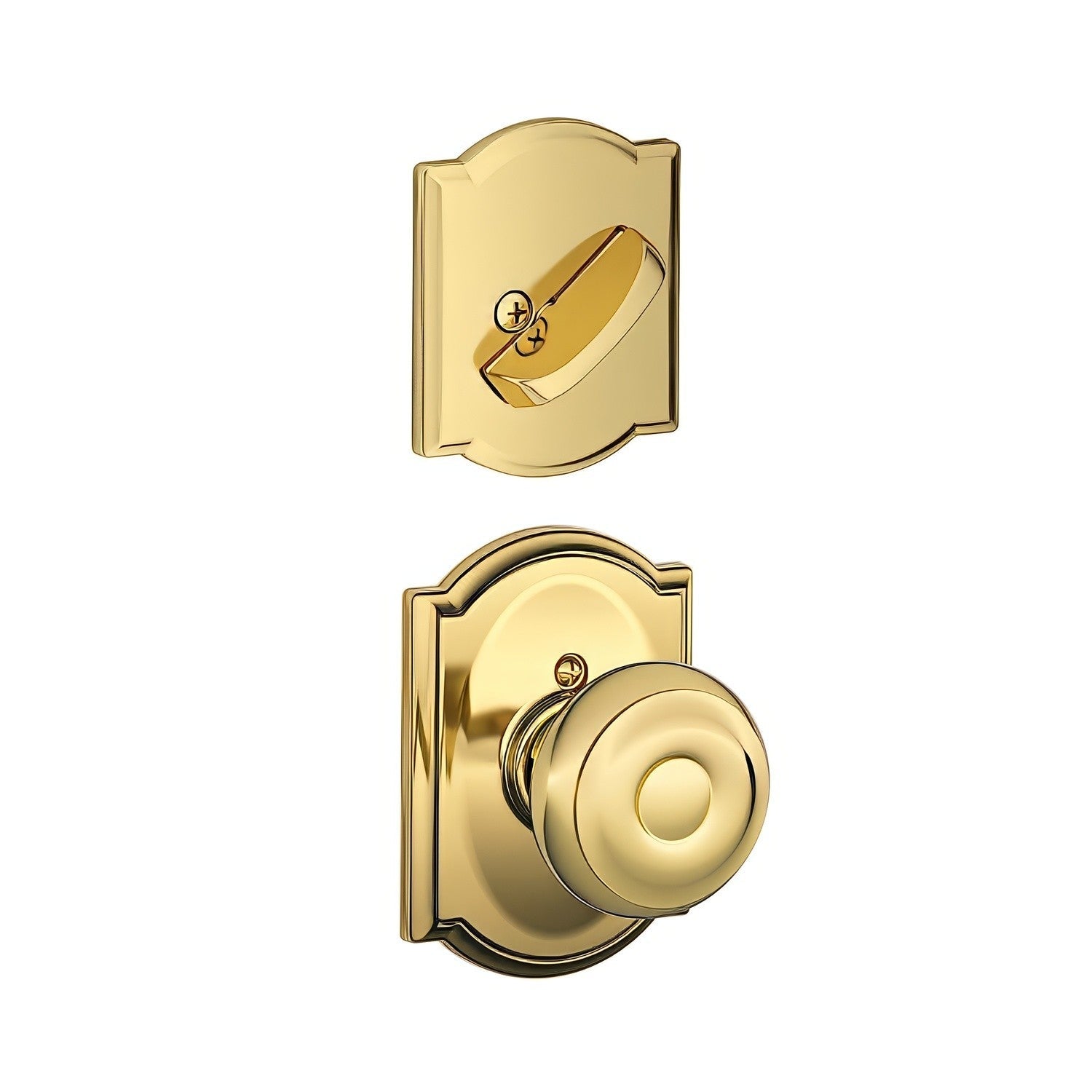 Schlage F59-GEO-CAM F-Series Georgian Single Cylinder Interior Pack Handleset.