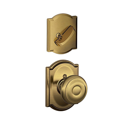 Schlage F59-GEO-CAM F-Series Georgian Single Cylinder Interior Pack Handleset.