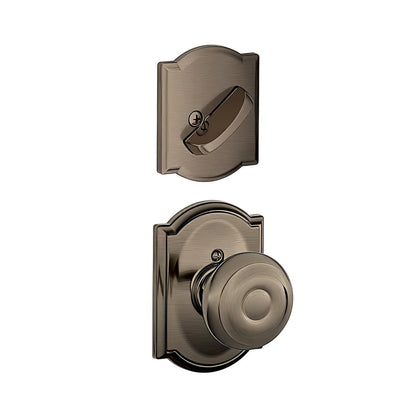 Schlage F59-GEO-CAM F-Series Georgian Single Cylinder Interior Pack Handleset.