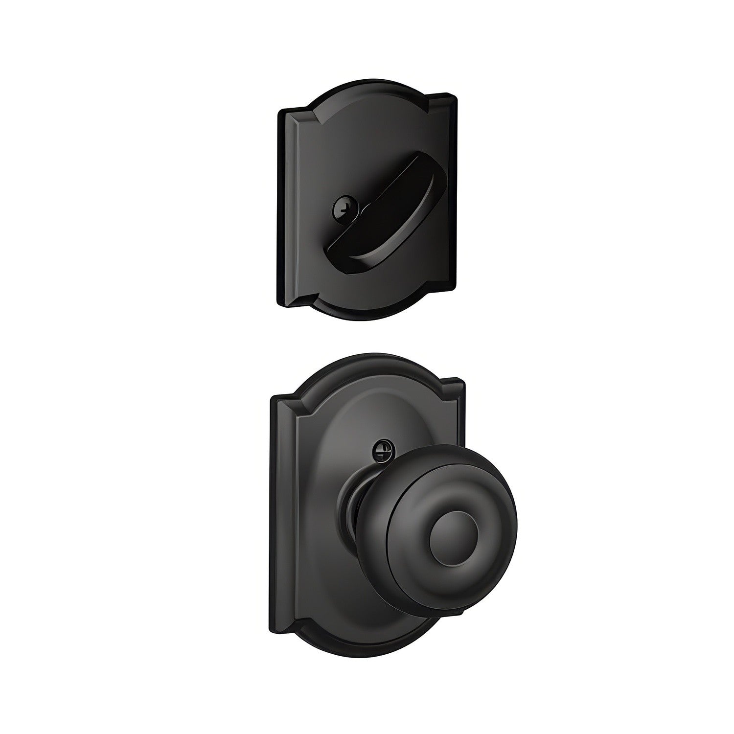 Schlage F59-GEO-CAM F-Series Georgian Single Cylinder Interior Pack Handleset.