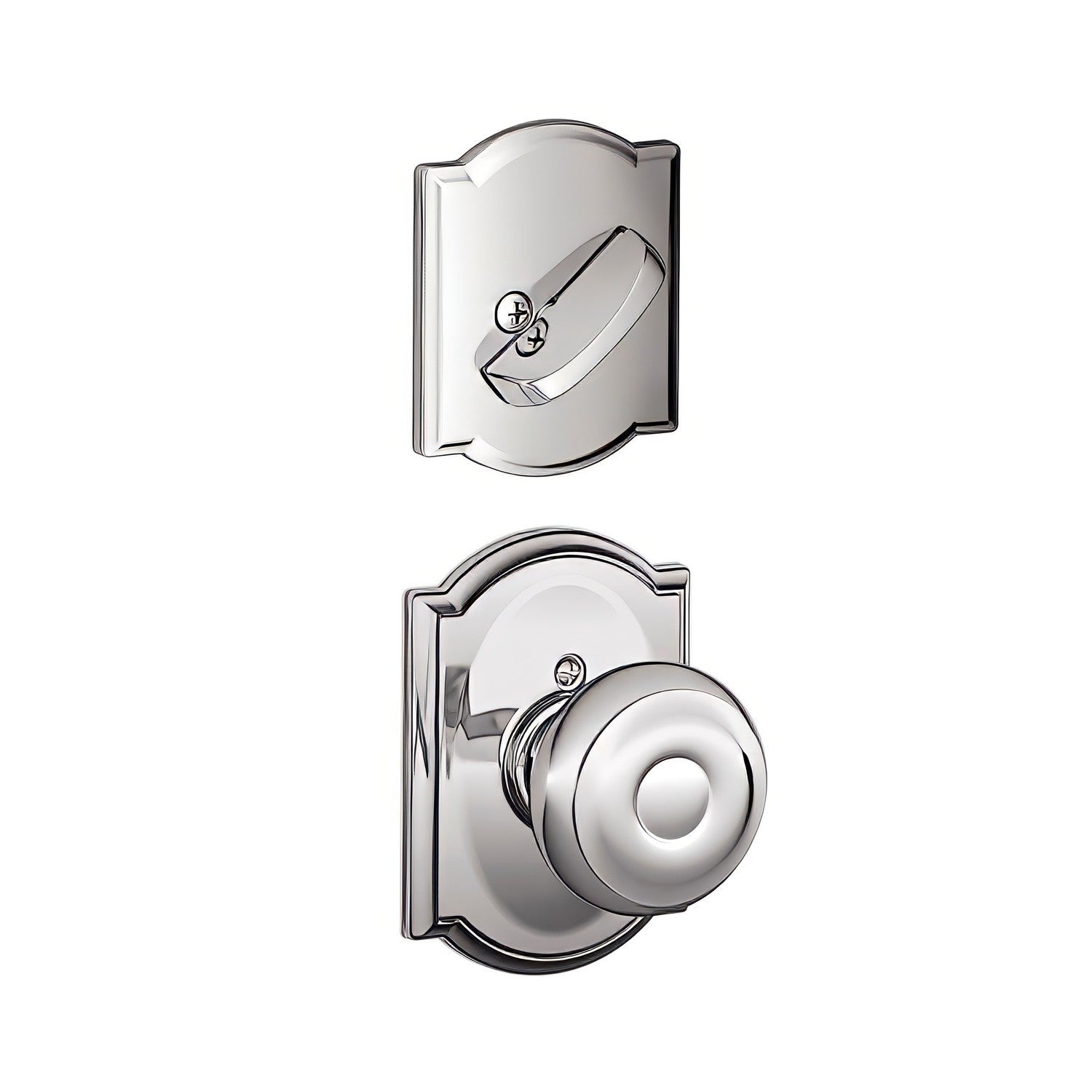 Schlage F59-GEO-CAM F-Series Georgian Single Cylinder Interior Pack Handleset.
