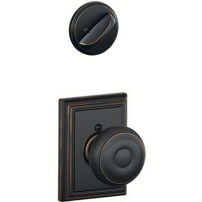 Schlage F59-GEO-ADD Georgian Interior Pack Knob.