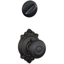 Schlage F59-GEO-BRK F-Series Georgian Interior Pack Knob.
