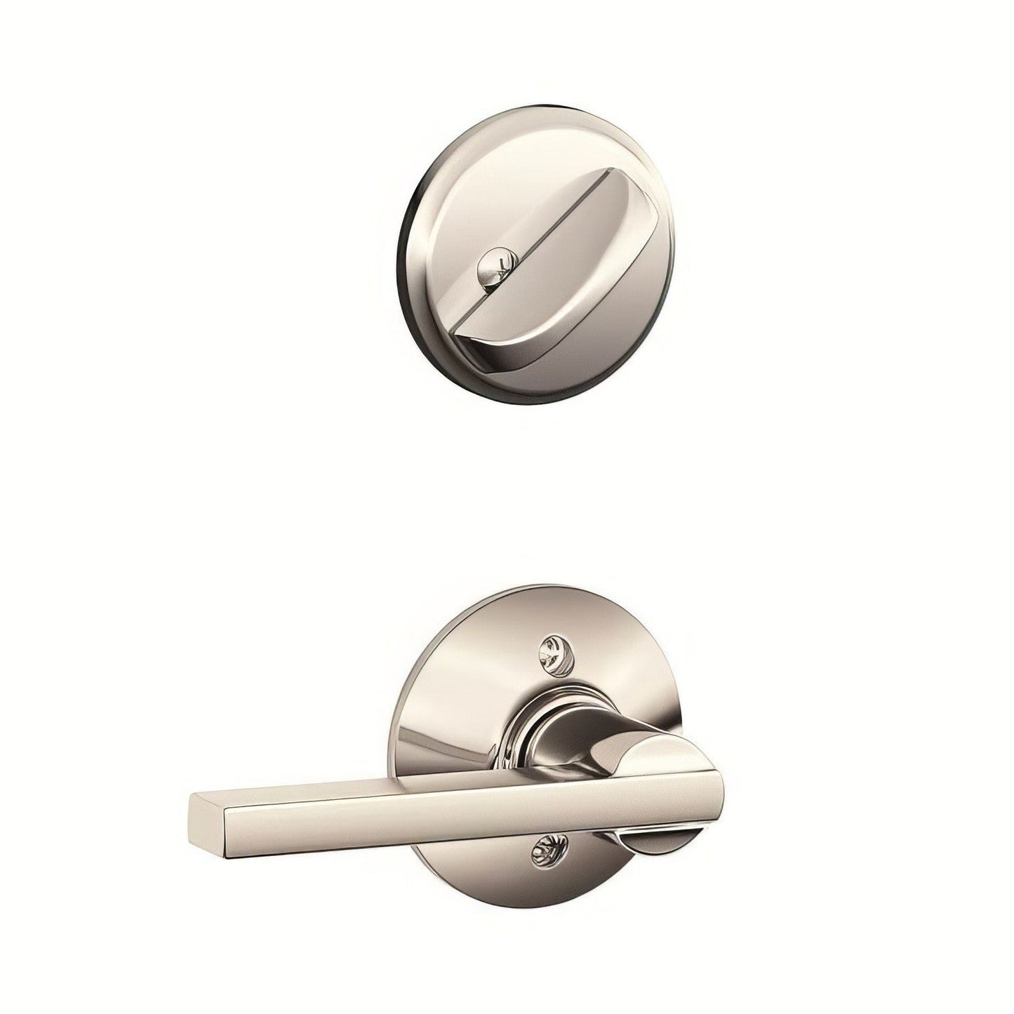 Schlage F59-LAT F-Series Latitude Lever Single Cylinder Interior Pack.