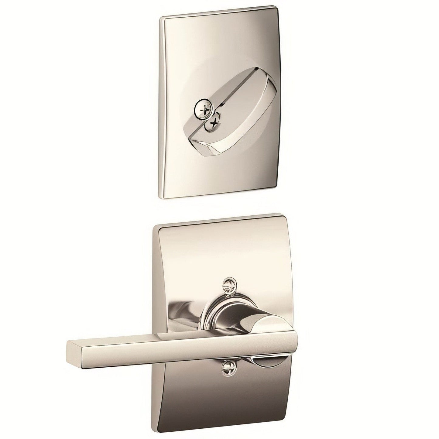 Schlage F59-LAT-CEN F-Series Latitude Interior Pack Lever.