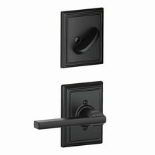 Schlage F59LAT-ADD Latitude Lever with Addison Rose Interior Active Trim