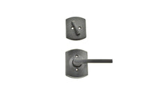 Schlage F59LAT-GRW Latitude Lever with Greenwich Rose Interior Active Trim