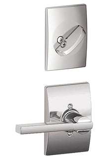 Schlage F59-LAT-CEN F-Series Latitude Interior Pack Lever.