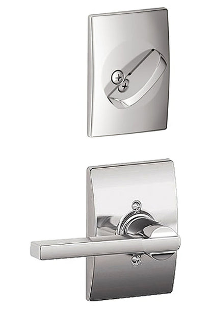 Schlage F59-LAT-CEN F-Series Latitude Interior Pack Lever.