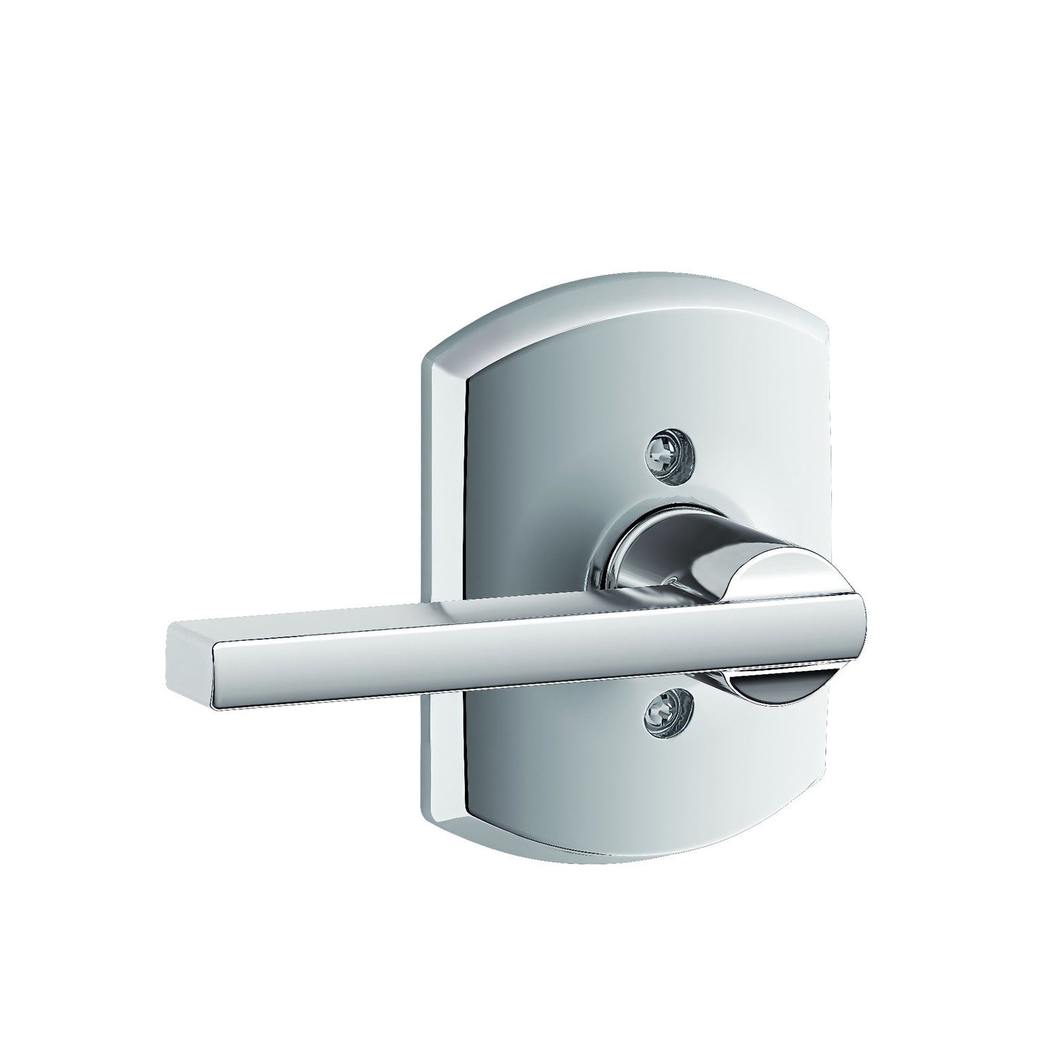 Schlage F59LAT-GRW Latitude Lever with Greenwich Rose Interior Active Trim