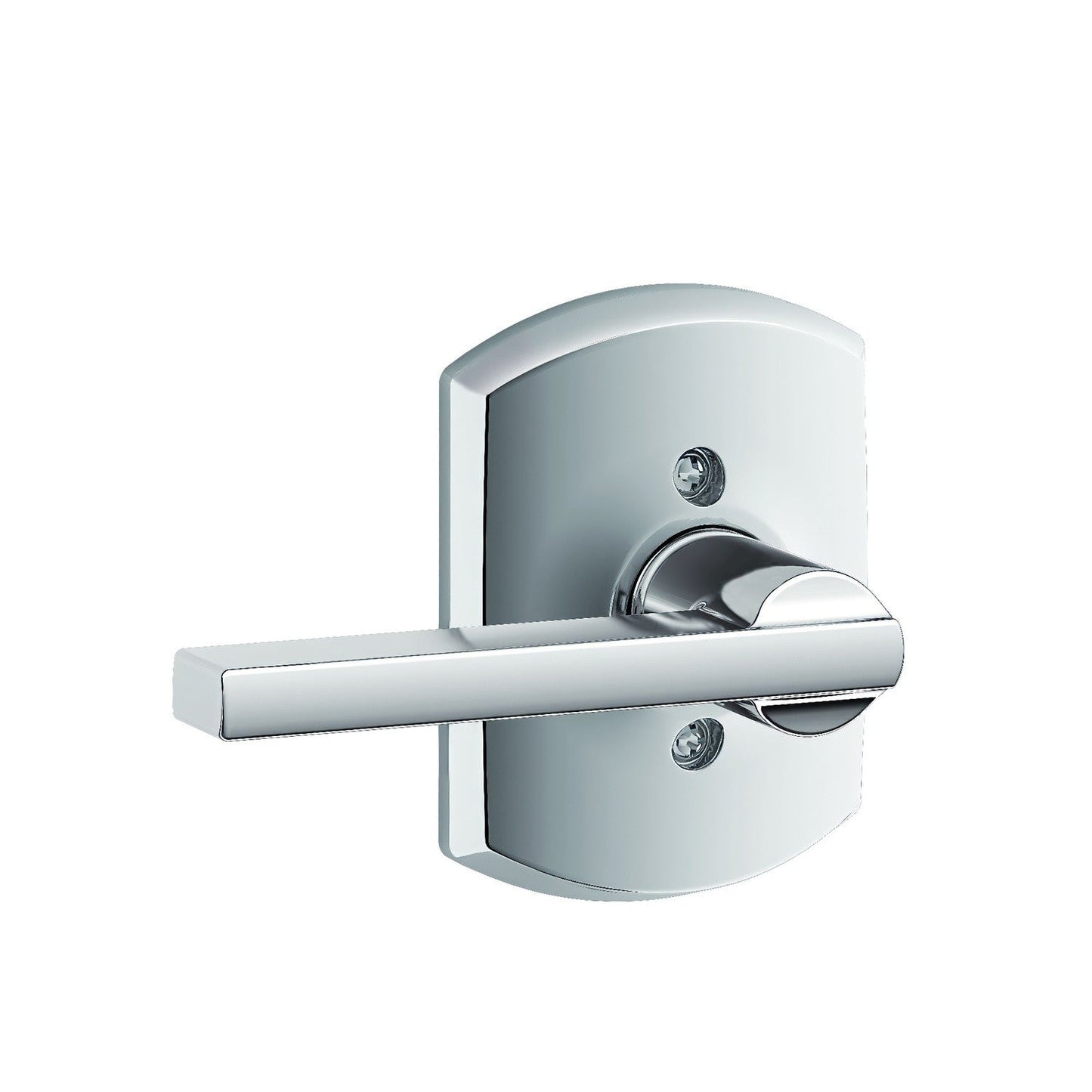 Schlage F59LAT-GRW Latitude Lever with Greenwich Rose Interior Active Trim