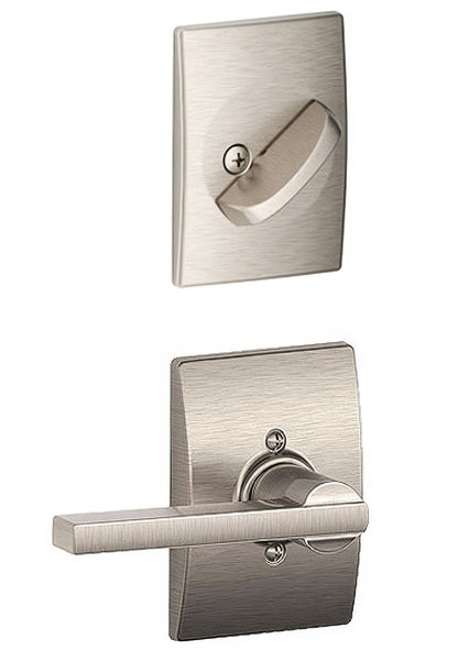 Schlage F59-LAT-CEN F-Series Latitude Interior Pack Lever.
