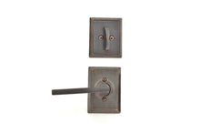 Schlage F59LAT-ADD Latitude Lever with Addison Rose Interior Active Trim