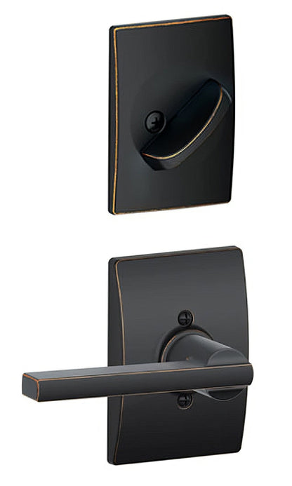 Schlage F59-LAT-CEN F-Series Latitude Interior Pack Lever.