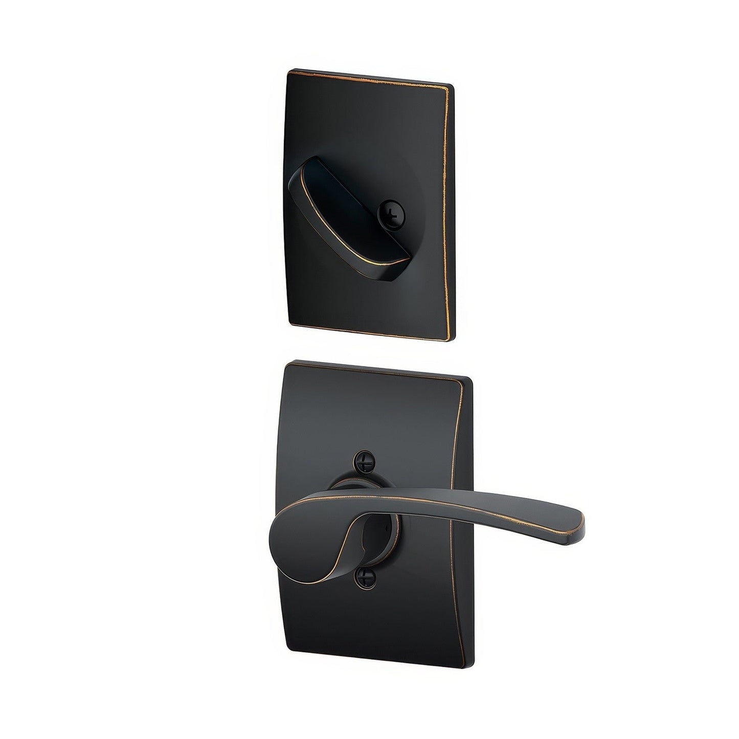 Schlage F59-MER-CEN-LH F-Series Merano Left Hand Interior Pack Lever.