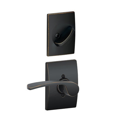 Schlage F59-MER-CEN-RH F-Series Merano Right Hand Interior Pack Lever.