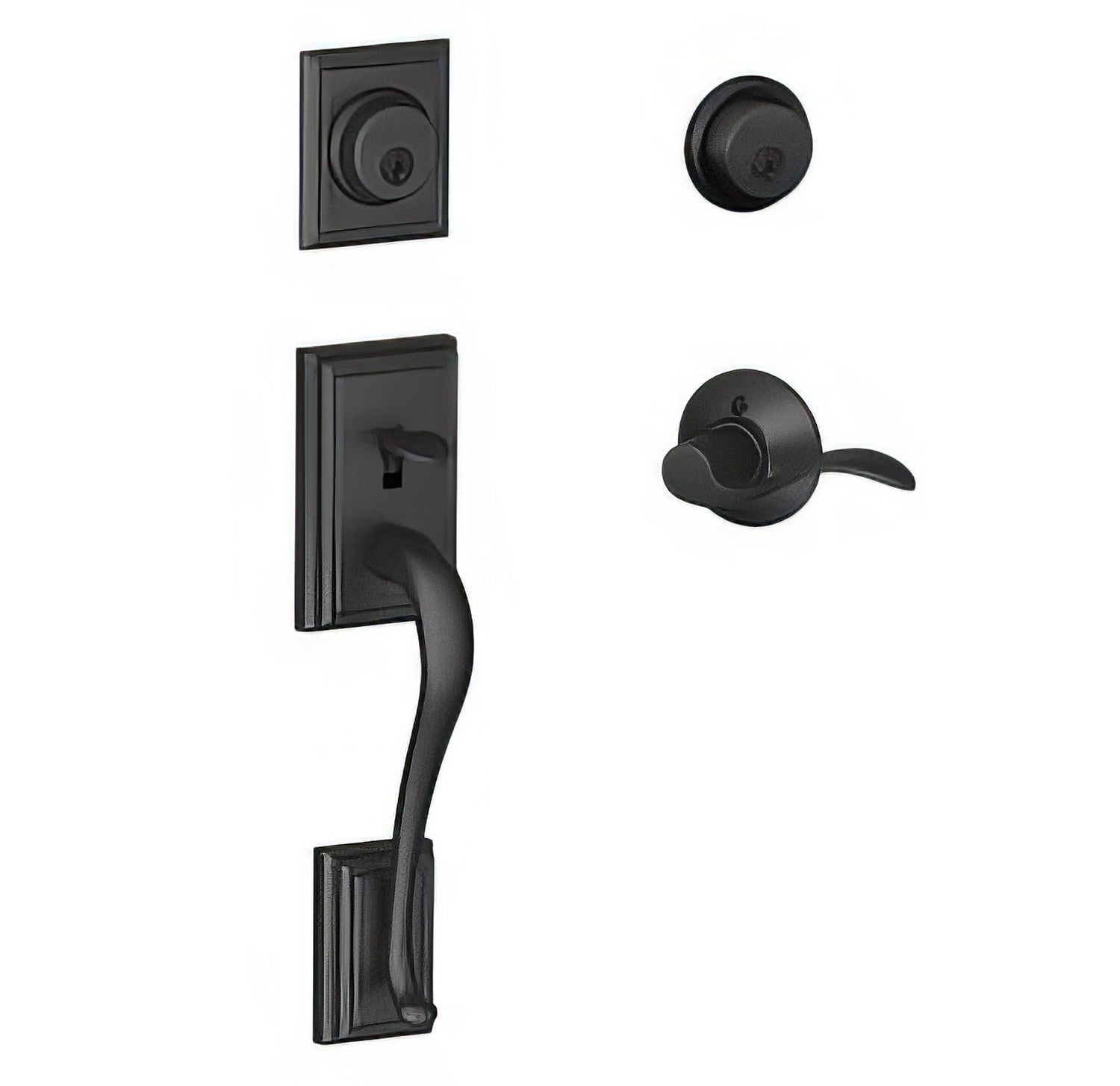 Schlage F62-ADD-ACC-LH F-Series Addison Left Hand Single Cylinder Handleset