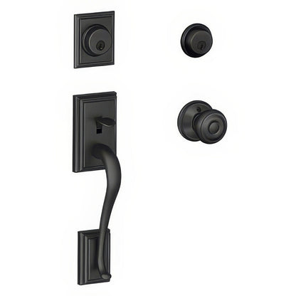 Schlage F62-ADD-GEO F-Series Addison Double Cylinder Handleset