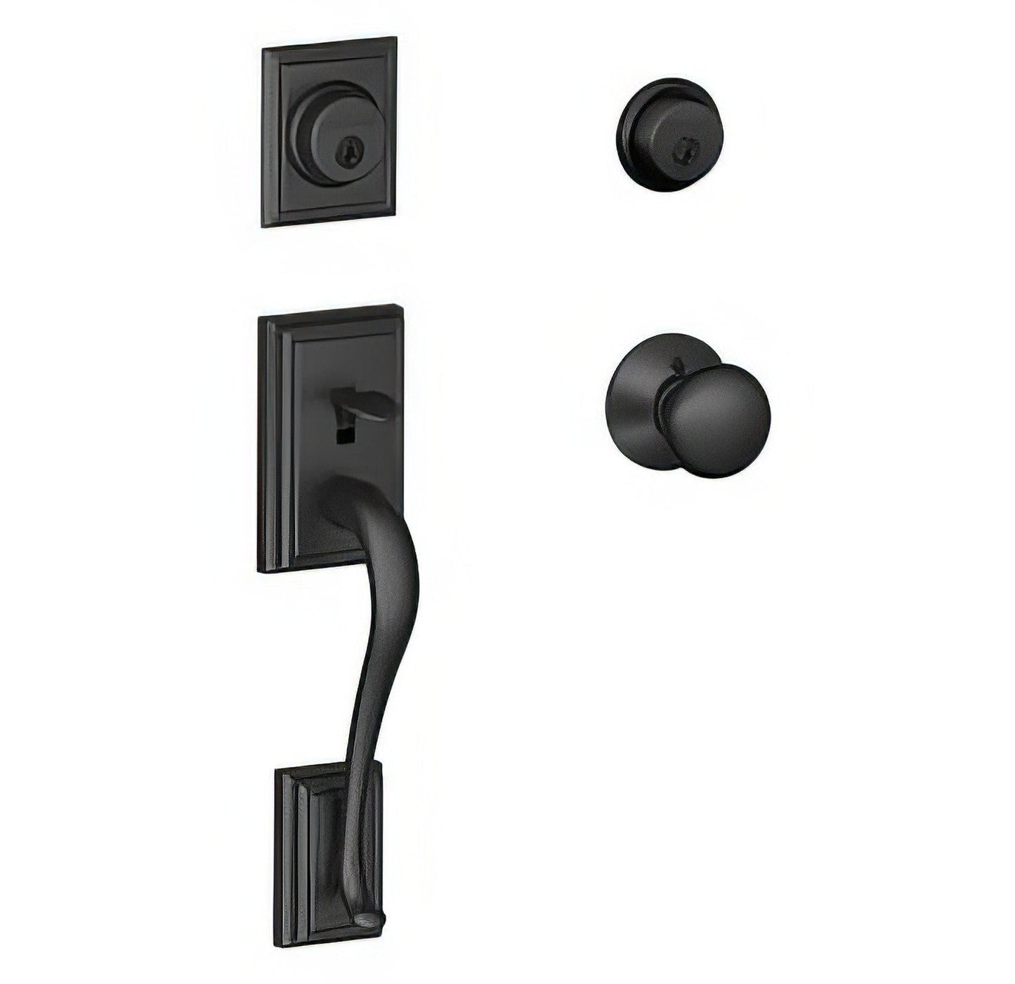 Schlage F62-ADD-PLY F-Series Addison Double Cylinder Handleset