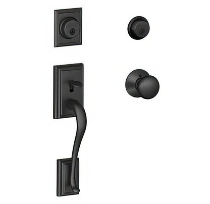 Schlage F62-ADD-PLY F-Series Addison Double Cylinder Handleset