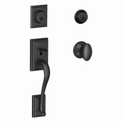 Schlage F62-ADD-SIE F-Series Addison Double Cylinder Handleset
