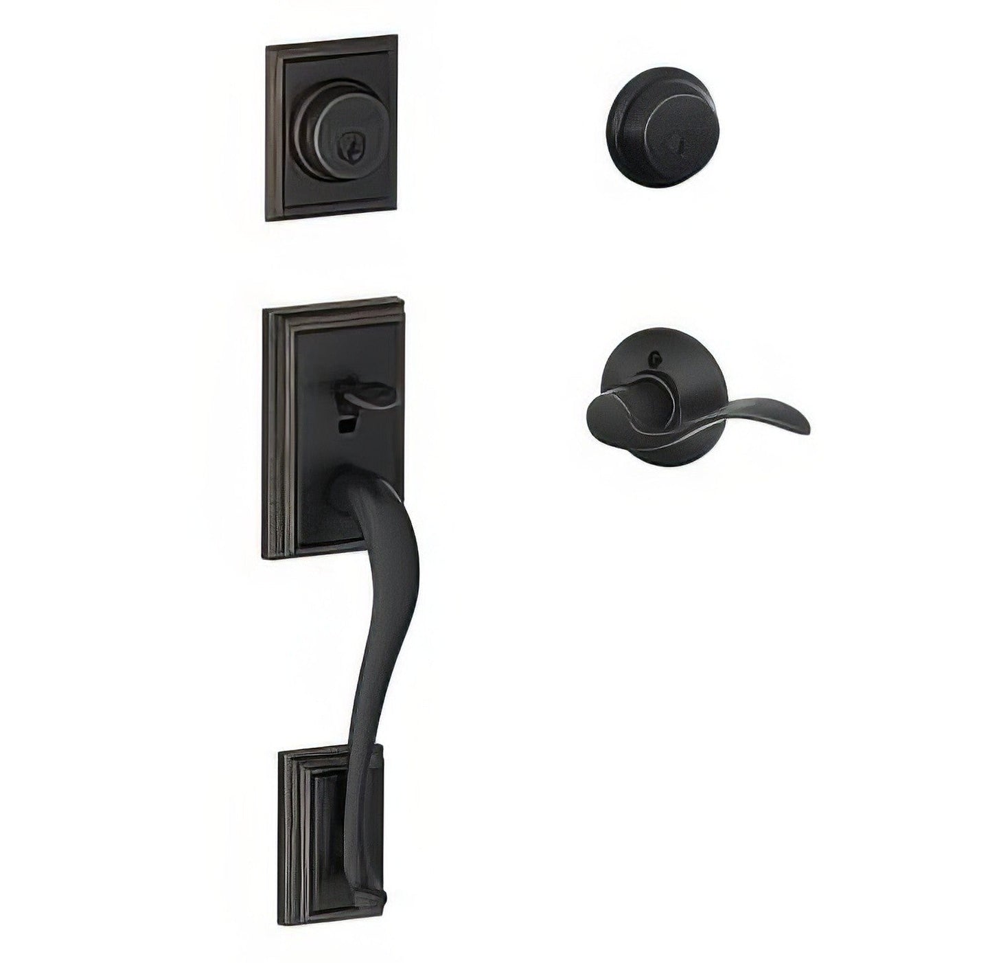Schlage F62-ADD-ACC-LH F-Series Addison Left Hand Single Cylinder Handleset