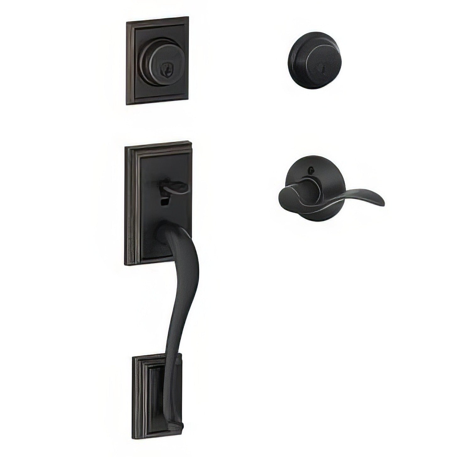 Schlage F62-ADD-ACC-LH F-Series Addison Left Hand Single Cylinder Handleset