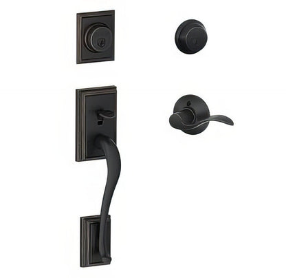 Schlage F62-ADD-ACC-LH F-Series Addison Left Hand Single Cylinder Handleset
