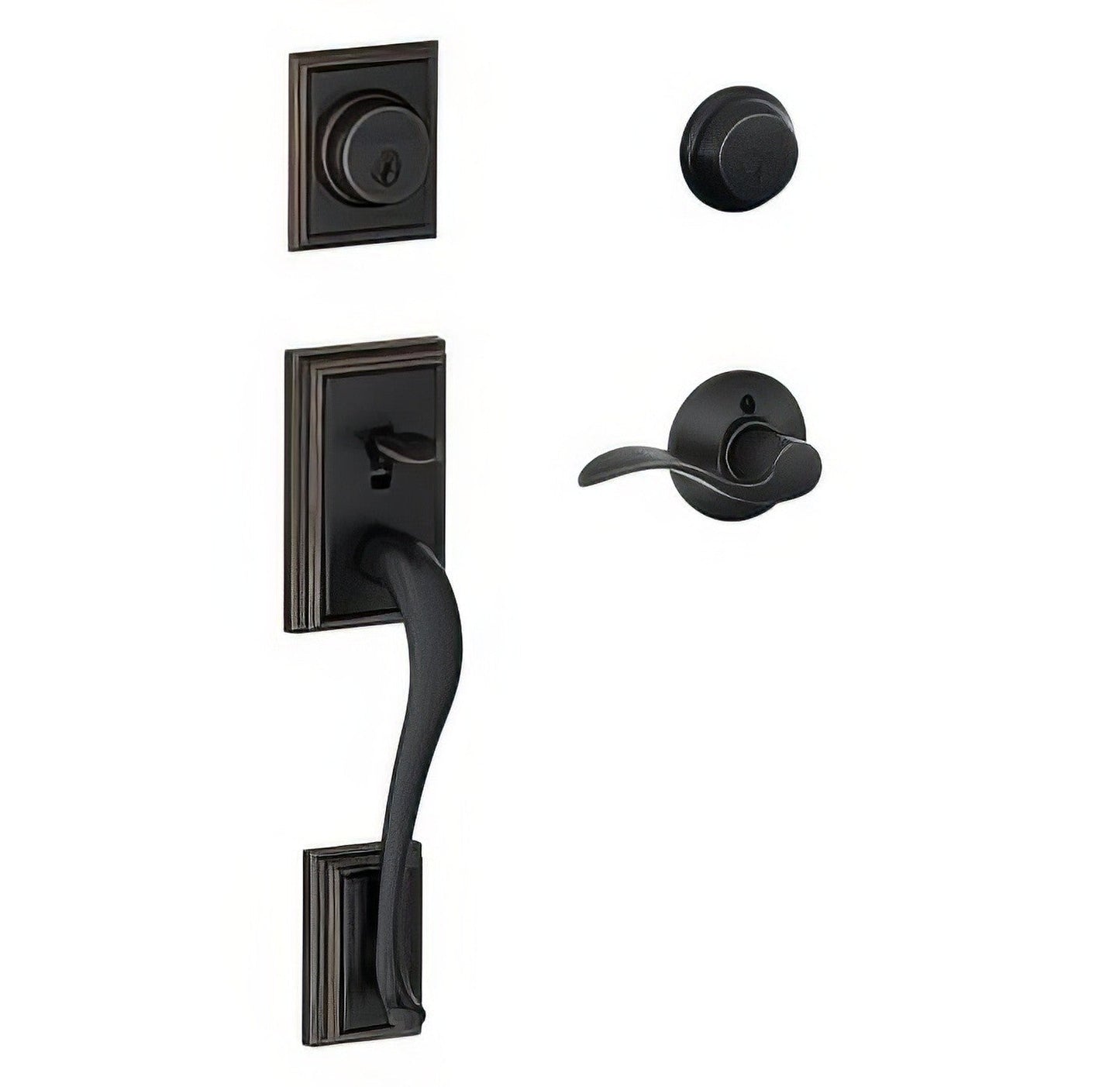 Schlage F62-ADD-ACC-RH F-Series Addison Right Hand Double Cylinder Handleset
