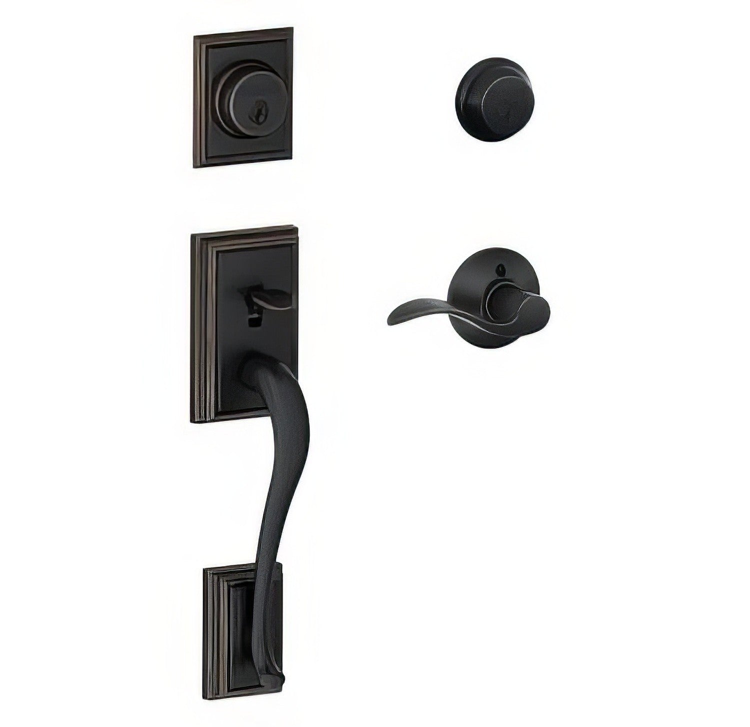 Schlage F62-ADD-ACC-RH F-Series Addison Right Hand Double Cylinder Handleset