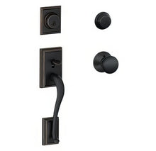 Schlage F62-ADD-PLY F-Series Addison Double Cylinder Handleset
