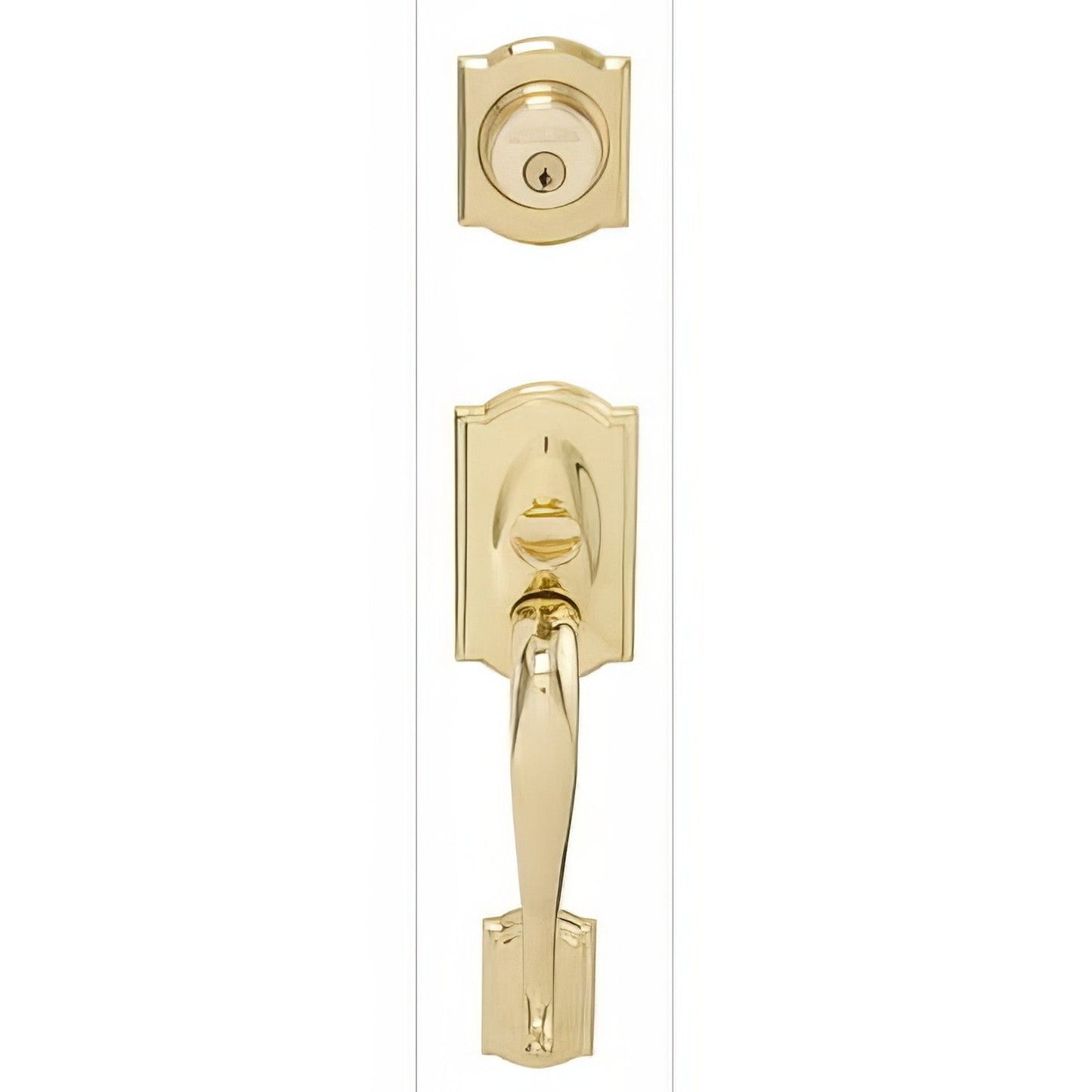 Schlage F62-CAM-SIE F-Series Camelot Double Cylinder Handleset