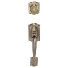 Schlage F62-CAM-BEL F-Series Camelot Double Cylinder Handleset with Bell Interior Knob