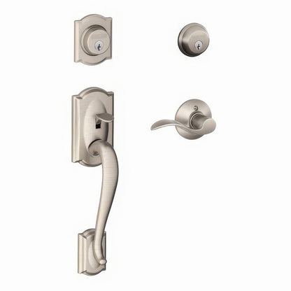 Schlage F62-CAM-ACC-RH F-Series Camelot Right Hand Double Cylinder Handleset