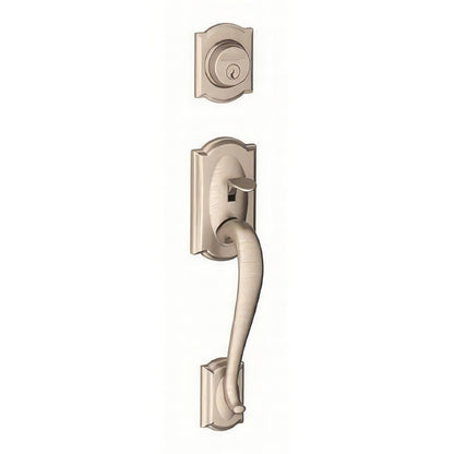 Schlage F62-CAM-FLA-LH F-Series Camelot Left Hand Double Cylinder Handleset