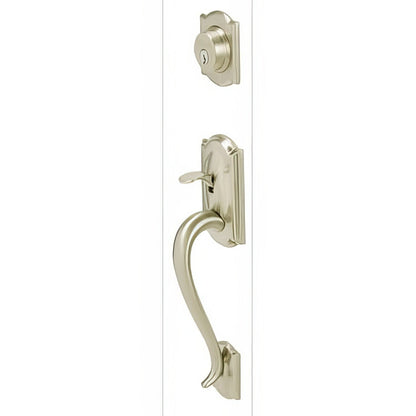 Schlage F62-CAM-ORB F-Series Camelot Double Cylinder Handleset