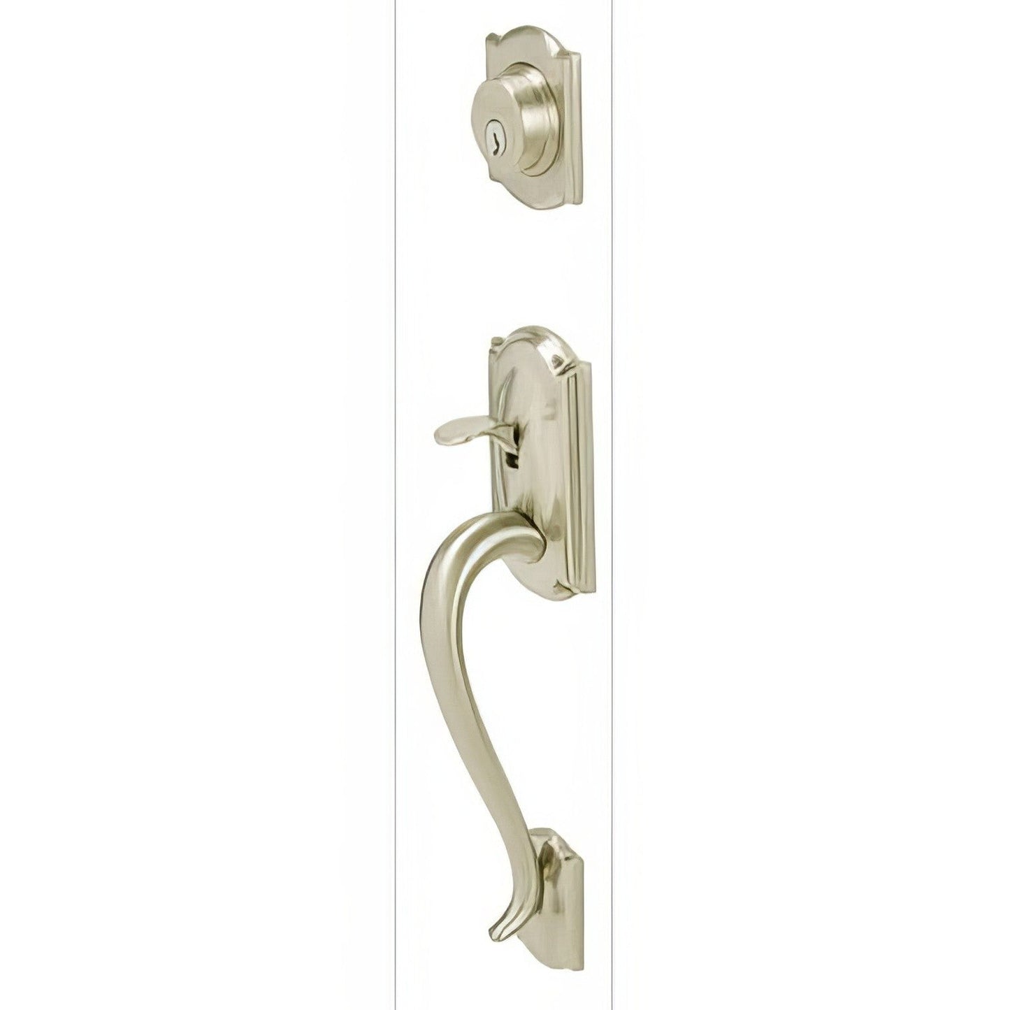 Schlage F62-CAM-SIE F-Series Camelot Double Cylinder Handleset